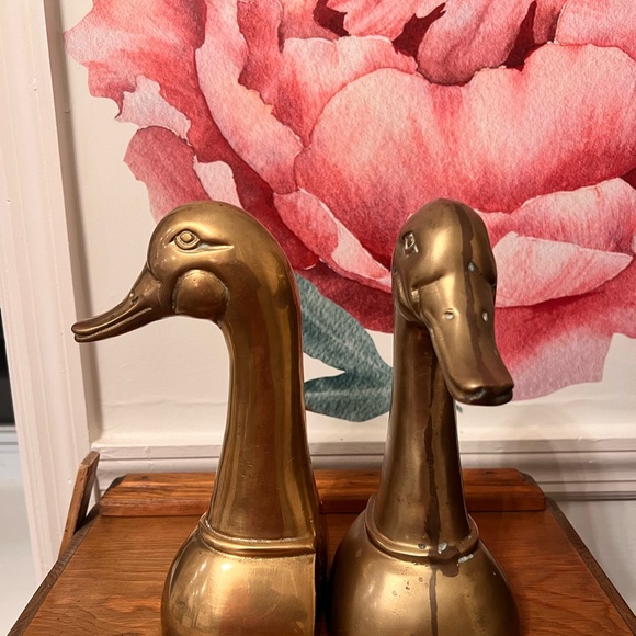 Gold Duck Bookends - Picture 2 of 7